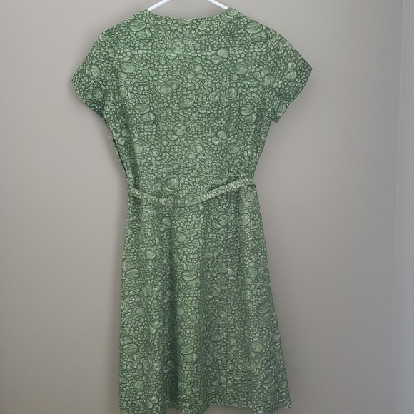 Vintage '60s Casual Dress Green - Picture 4 of 4